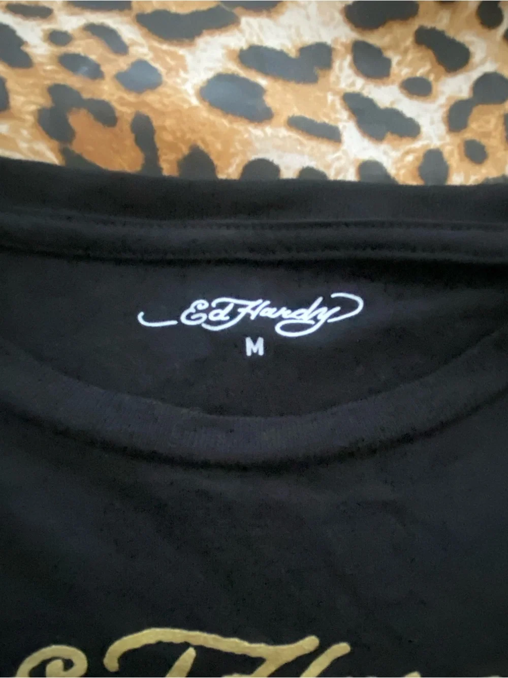 Y2K Grunge Ed Hardy Crop Top - Picture 4 of 4